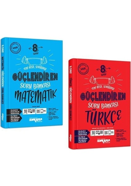 8.Sınıf Matematik + Türkçe Güçlendiren Soru Seti 2 Kitap 2023