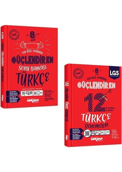 8.Sınıf Türkçe Güçlendiren Soru + Deneme Seti 2 Kitap 2023