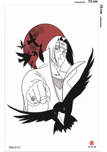 Naruto Büyük Boy Geçici Dövme