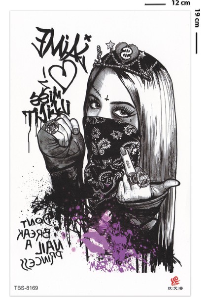 Jaime Geçici Dövme Unisex Tattoo