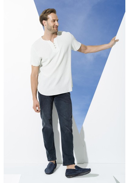 Organik 3 Düğme Kısakol Yeşil Gömlek S27055 modelleri