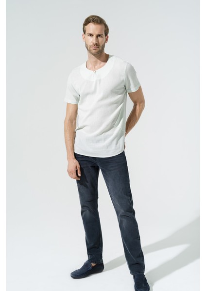 Organik Tek Düğme Kısakol Yeşil Gömlek S27060 fiyatları