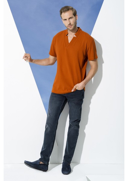 Organik Yıldız Yaka Kiemit Gömlek S27069