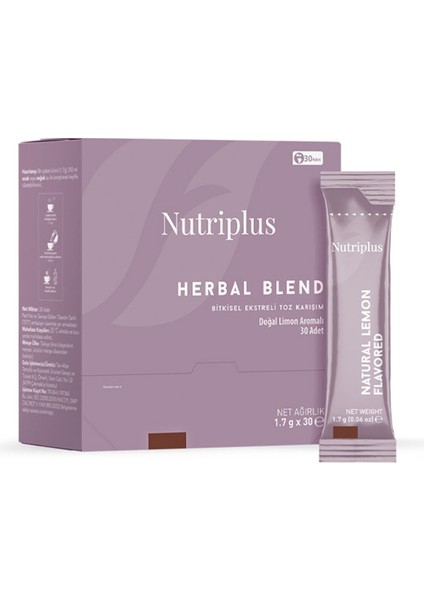 Nutriplus Herbal Blend Limon 30 x 1,7 gr