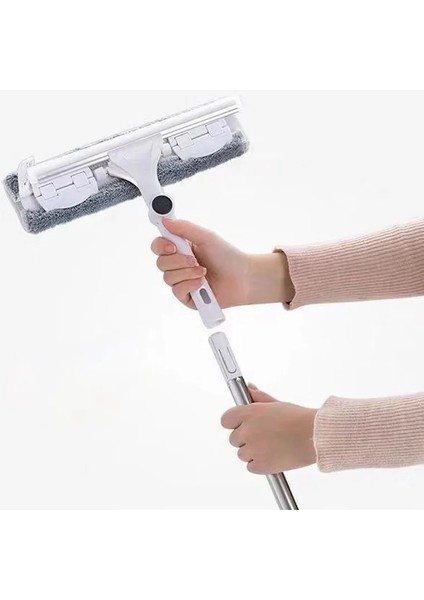 Paslanmaz Çelik Uzun Saplı Temizleme Fırçası Pencere Temizleyici Cam Fayans Silecek Teleskopik modelleri