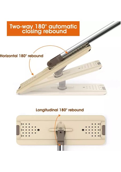 Tablet Mop Temizlik Seti+ Gökkuşağı Renkli Toz Alma Çubuğu fırsatları