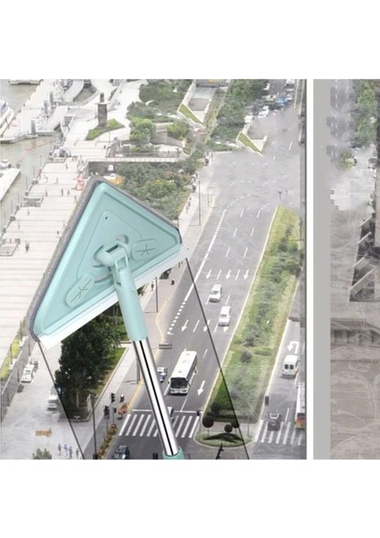 Üçgen Mop Cam Duvar Tavan Fayans Parke Temizleyici Teleskopik Sap Vileda Tablet Mop Köşe Temizleyici fiyatları