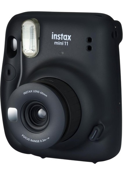 Fujıfılm - Instax Mini 11 Siyah Fotoğraf Makinesi ve Kare Albümlü Hediye Seti 11