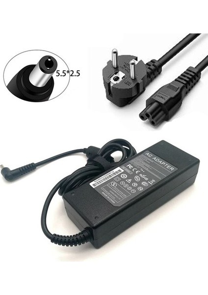 Asus 19V 3.42A 65W 5.5*2.5mm AD887020, EXA1208EH, EXA1203YH Şarj Adaptörü