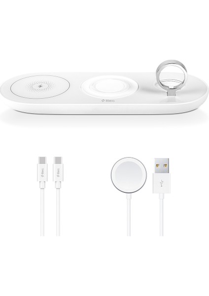 Aircharger Trio 3’ü 1 Arada iPhone + Apple Watch + Airpods Kablosuz Hızlı Şarj Aleti fiyatları