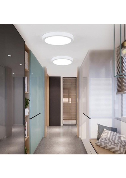 Led Banyo Balkon Wc Aydınlatma Armatürü 6500k Beyaz