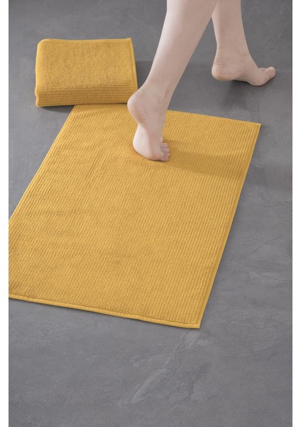 Pana Bathmat 101 - Yeni Trend, 50X75CM. 2AD. Premium Ayak Havlusu / Banyo Paspas Seti