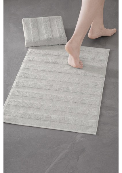 Mons Bathmat 202 - Yeni Trend, 50X75CM. 2AD. Premium Ayak Havlusu / Banyo Paspas Seti