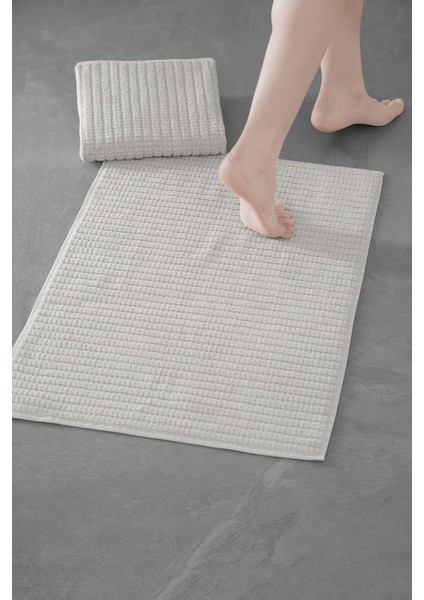 Penta Bathmat 202 - Yeni Trend, 50X75CM. 2AD. Premium Ayak Havlusu / Banyo Paspas Seti