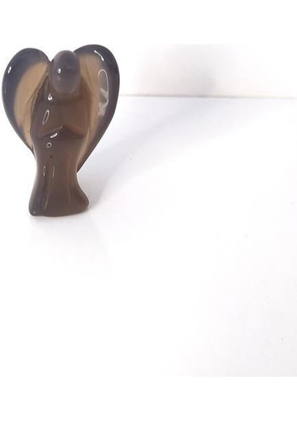 3.5 cm Mini Melek Heykel Doğal Değerli Taş Oyma Cep Koruyucu Şifa Taşı Şanslı