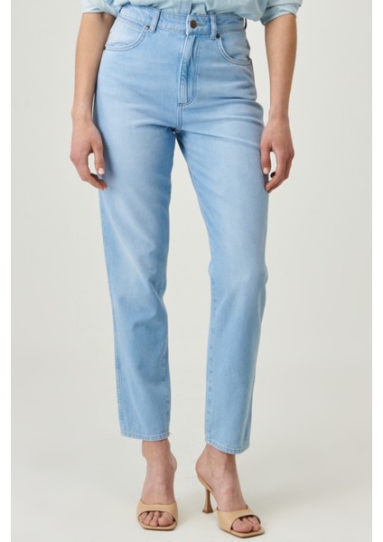 Kadın Mom Fit Denim Yüksek Bel Jean Kot Pantolon indirimleri