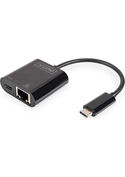 Dıgıtus DN-3027 USB Type-C Gigabit Ethernet Adaptörü Power Delivery Destekli