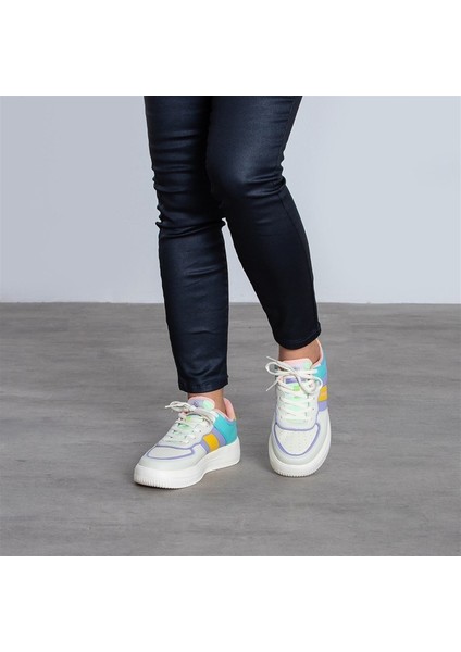 Freya Kadın Sneaker Spor Ayakkabı Lila Mint V7