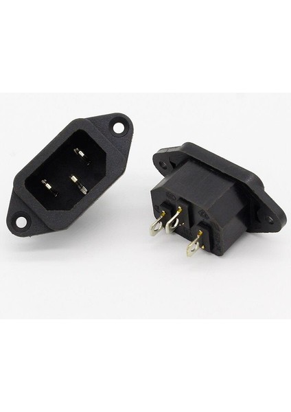 C14 Erkek Şase Tipi Power Soket - Vidalı