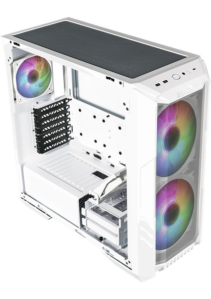 Coolermaster Haf 500 Tg Gaming Ceb Atx Pc Kasası H500-WGNN-S00 Beyaz