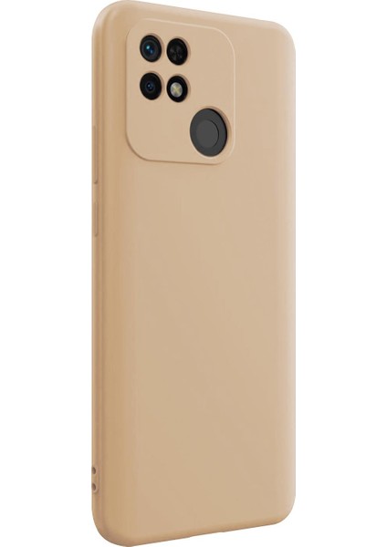 Matte Silicone Xiaomi Poco C40 Kılıf Gold