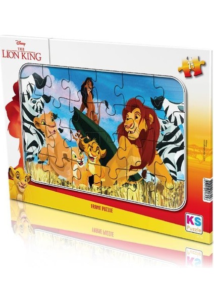 Ks Puzzle Ks Games 24 Parça Lion King Frame Puzzle fiyatları