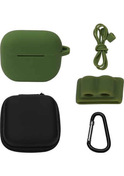 Bluetooth Kulaklık Silikon Kapak Airpods 3, Renk: 5 Parça/set Çim Yeşili (Yurt Dışından)