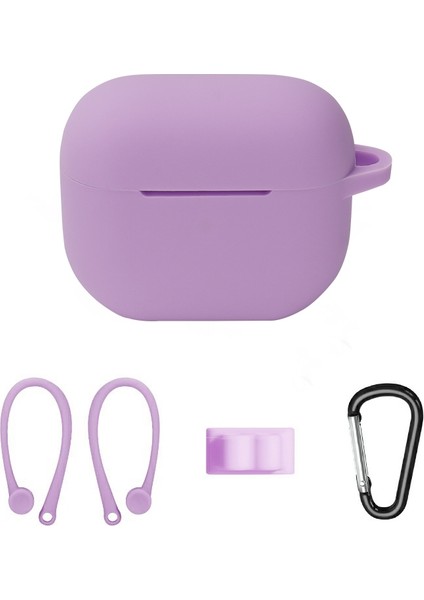 Airpods 3, Renk: Kulak Asma Set Işık Mor Için Bluetooth Kulaklık Silikon Kapak Seti (Yurt Dışından)