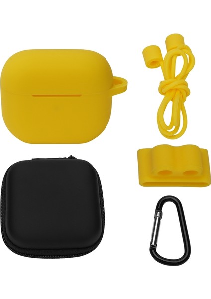 Bluetooth Kulaklık Silikon Kapak Airpods 3, Renk: 5 Parça/set Sarı (Yurt Dışından)