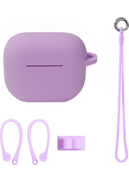 Bluetooth Kulaklık Silikon Kapak Airpods 3, Renk: El Halat Seti Açık Mor (Yurt Dışından)