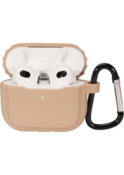 Bluetooth Kulaklık Airpods 3 (Süt Çayı Rengi) Için Yumuşak Silikon Kasa (Yurt Dışından)