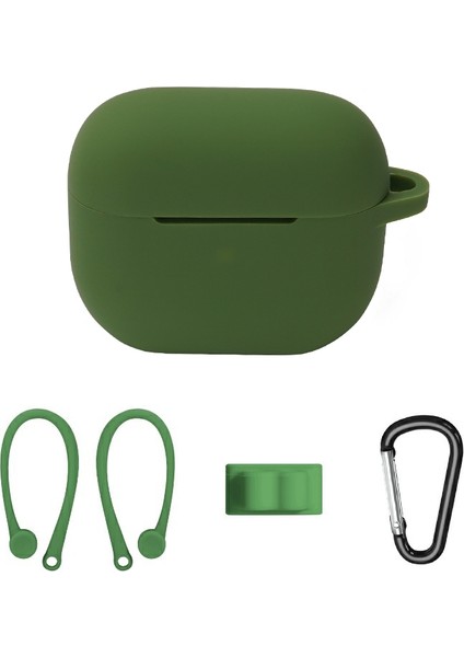 Bluetooth Kulaklık Silikon Kapak Airpods 3, Renk: Kulak Asma Set Çim Yeşil (Yurt Dışından)