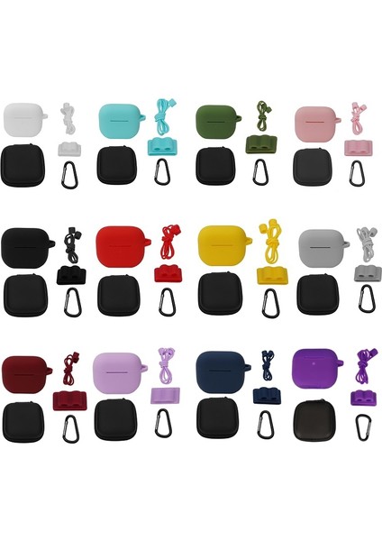 Bluetooth Kulaklık Silikon Kapak Airpods 3, Renk: 5 Parça/set Pembesi (Yurt Dışından)