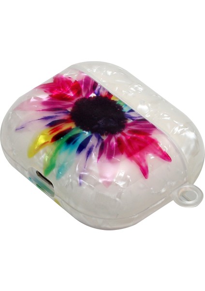 Airpods Için 3 Boyalı Kabuk Doku Kravisli Kablosuz Kulaklık Kılıfı (Mavi Altın Mermer) (Yurt Dışından) fırsatları