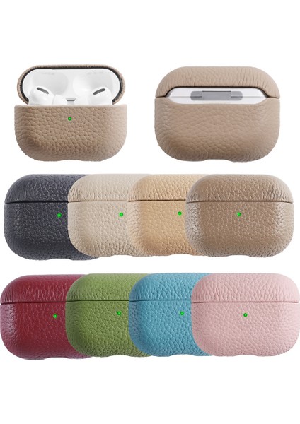 Airpods 3 (Açık Pembe) Için Her Şey Dahil Lychee Tahıl Cowhide Kulaklık Kasası (Yurt Dışından) fiyatları