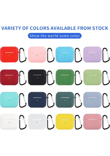 Airpods 3 (Şeffaf Beyaz) Için Karabin ile Kablosuz Kulaklık Silikon Koruyucu Kasa (Yurt Dışından) fiyatları