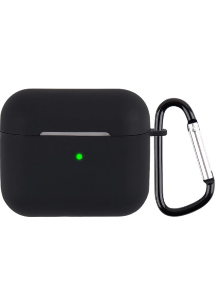 Airpods 3 (Şeffaf Beyaz) Için Karabin ile Kablosuz Kulaklık Silikon Koruyucu Kasa (Yurt Dışından)