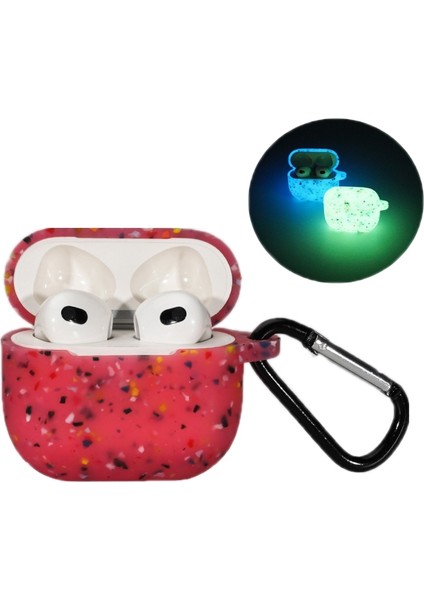 Airpods Için 3 Bluetooth Kulaklık Silikon Kılıf (Aydınlık Yeşil) (Yurt Dışından)