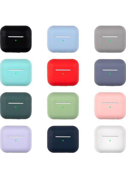 Airpods 3 (Lavanta Gri) Için Kablosuz Kulaklık Silikon Koruyucu Kasa (Yurt Dışından) fiyatları