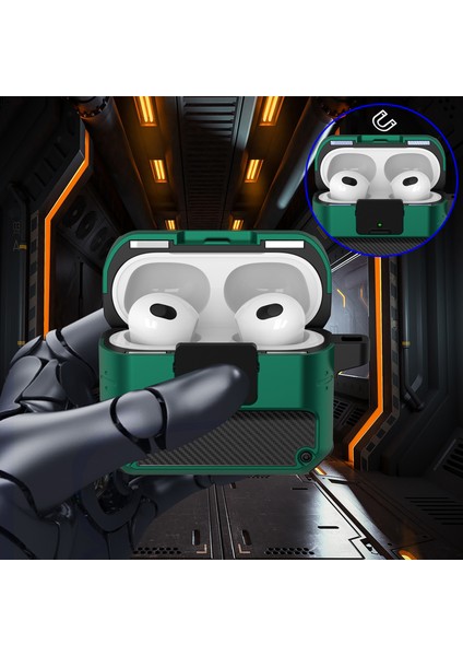 Airpods 3 (Black Purple) Switch ile Otomatik Bomba Tpu Parça Kulak Koruyucu Kılıf (Yurt Dışından) modelleri