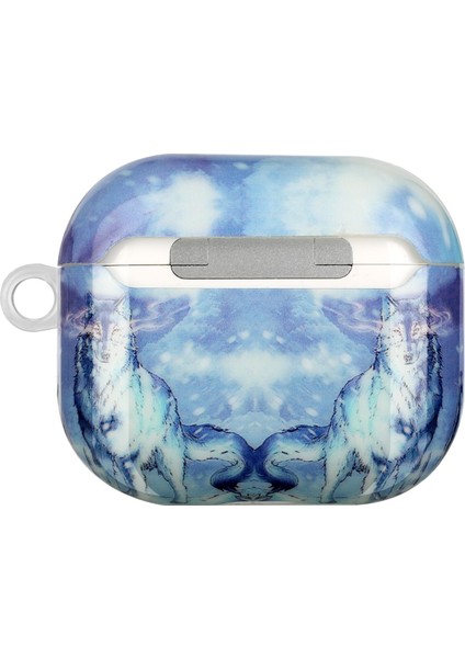 Airpods 3 (Snow Mountain Wolf) Için Boyalı Plastik Kablosuz Kulaklık Koruyucu Kasa (Yurt Dışından) modelleri