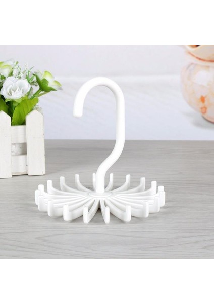 Kravat Askısı Döner Mekanizmalı Askılık 20 Kancalı Kravat Askısı 2 Adet