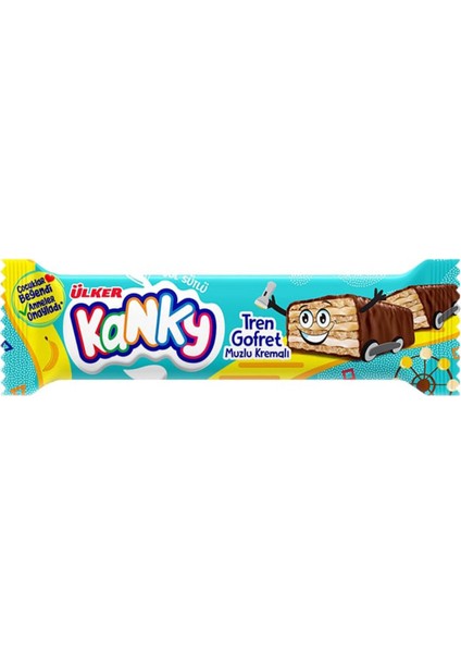 Kanky Muzlu Kremalı Tren Gofret 26 gr