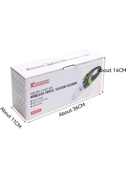 Araba Kablosuz USB Hızlı El Süpürgesi (Yurt Dışından)