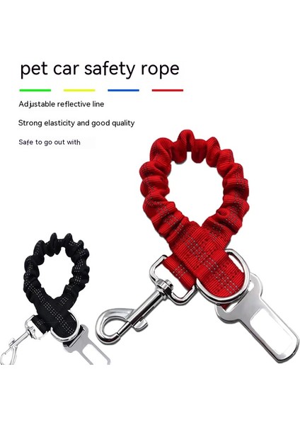 Ayarlanabilir Naylon Pet Araba Emniyet Kayışı (Yurt Dışından)