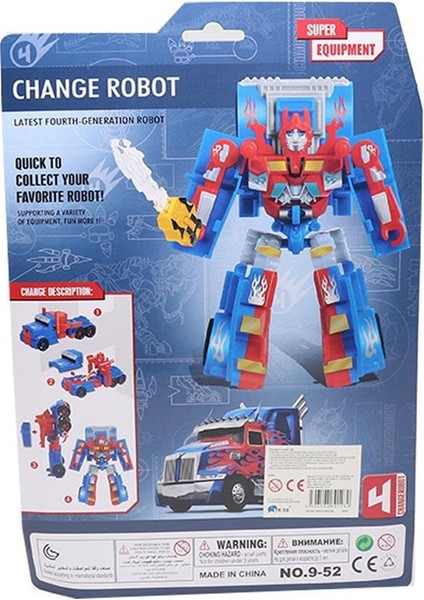 Torutoys Dönüşen Robotlar Transformers Robot Figür 16 cm