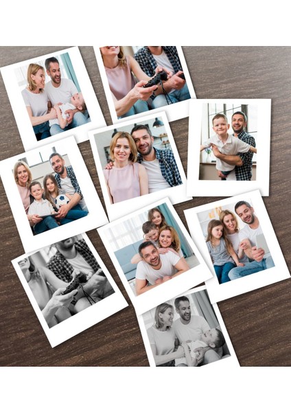 Kişiye Özel 18 Adet Fotoğraf Baskılı Pola Kart fiyatları