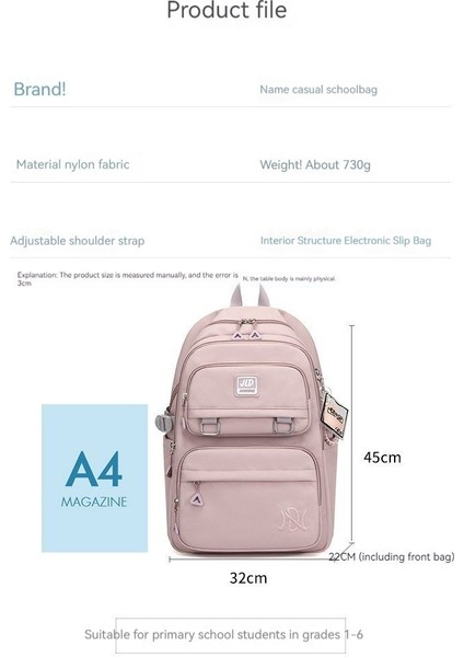 Büyük Kapasiteli Öğrenci Okul Çantası (Yurt Dışından) indirimleri