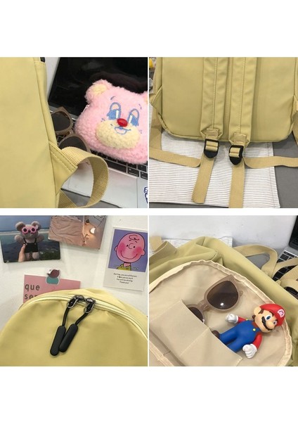 Basit Büyük Kapasiteli Öğrenci Okul Çantası (Yurt Dışından) modelleri