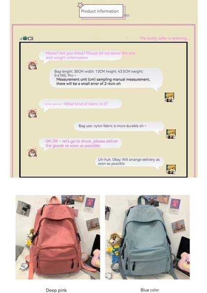 Basit Büyük Kapasiteli Öğrenci Okul Çantası (Yurt Dışından) fırsatları